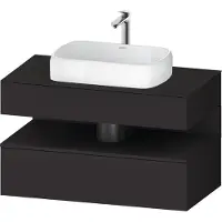Duravit Waschtischunterschrank Qatego 100x55x60cm, gra m, Pl, 1 Schubkast.