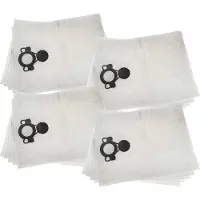 VHBW 20x Staubbeutel kompatibel mit Nilfisk Aero 21-21 PC Inox, 21-21 PC, 25-21, 25-11, 21-01 PC Inox, 21B 0L BP36V Staubsauger - 36,2cm x 25,8cm Weiß