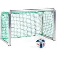 Sport-Thieme Mini-Fußballtor "Protection", Inkl. Netz, blau (MW 4,5 cm), 2,40x1,60 m, Tortiefe 1,00 m