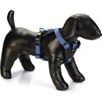 Beeztees Hunde Y-Geschirr Parinca Premium Nylon blau