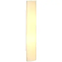 LINDBY Wandleuchte Ophelia, Höhe 39 cm, weiß, Glas