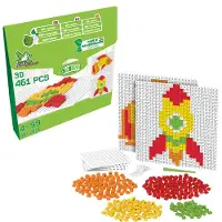 Biobuddi Pixel & erstellen Fisch und Rakete BB-2016