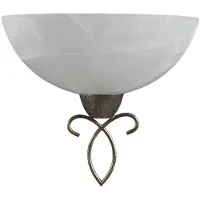 LINDBY Wandlampe Mohija , dimmbar, schwarz, für Wohn- / Esszimmer, Glas, Antik, Wandleuchte, Wandlampe Innen