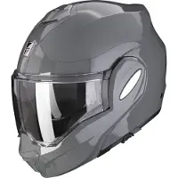 Scorpion Exo-Tech Evo Solid Cement Grau Klapphelm Größe XL