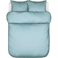 Marc O'Polo Bettwäsche Tove Aquamarine Bio-Baumwolle Perkal-155 x 220 cm