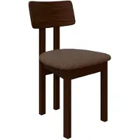 Mirjan 24 Stuhl Divo II, Esszimmerstuhl aus Buchenholz, 47x48x85 cm (Holzfarbe: Nuss, Stofffarbe: Soro 28)