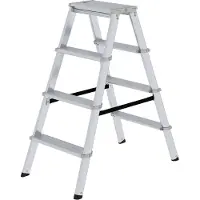 Proregal ML Stufen-Stehleiter beidseitig begehbar 2x4 Stufen