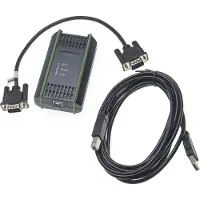 VHBW USB Programmierkabel PLC, MPI Ersatz für Siemens 6ES7 972-0CB20-0XA0 für Funkgerät - Seriell Adapter, schwarz