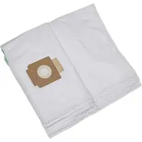 VHBW 5x Staubbeutel kompatibel mit Kärcher T 12/1 eco!efficiency, T 12/1 Professional, T 12/1 Jubilee, T 12/1 Adv Staubsauger - 36,5cm x 23,3cm Weiß
