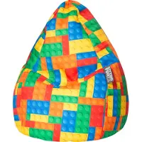 Magma Heimtex Sitting Point Sitzsack BeanBag BRICKS L, 70x90 cm 120 l bunt; 30730 098
