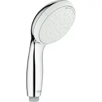 GROHE Tempesta 100, Handduschbrause mit Kopf, Chrom