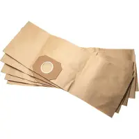 VHBW 10x Staubbeutel kompatibel mit Thomas Super 30, POWER PACK 1630 SE, POWER PACK 1630, Super 30 R, SUPER 30 S Staubsauger - 22,3cm x 25cm Beige