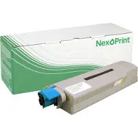 NexoPrint 43324421 Yellow Toner kompatibel mit Oki C5900dn C5900dTN C5900N 5500 Seiten