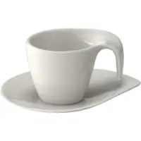 Villeroy & Boch 1034201410, Einzelbild, Weiß, Porzellan, 1 Person(en), Flow, 2 Stück(e)