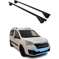 Omac Dachträger Grundtäger für Peugeot Partner mk3 2018-2025 75kg Metall Schwarz 2x