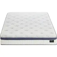 Vente-unique Matratze 180x200 cm - Hybrid Taschenfederkern 7 Zonen + Memory - 25 cm - MALAO von PALACIO