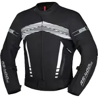 IXS RS-400-ST 3.0 Motorrad Textiljacke, schwarz/weiß, XL