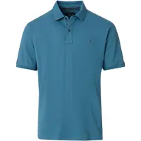 New Zealand Poloshirt blau Piqué Baumwolle