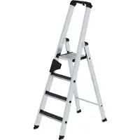 Proregal Stufen-Stehleiter einseitig begehbar mit clip-step R13 4 Stufen