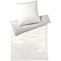 JOOP! Mako-Satin-Bettwäsche-Garnitur Micro Pattern Farbe Creme Größe 135x200+80x80