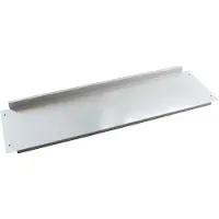 Proregal Ablageboden für Werkbank Rhino| BxT 125x35cm | Mit Sicherheitsabkantungen | Lichtgrau