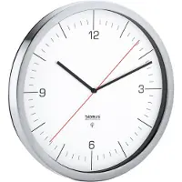 Blomus Crono Radio-Controlled Uhr Ø30 White - , Weiß, Metall