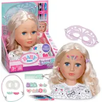 Mga Stylingkopf zum Frisieren & Bemalen mit über 20 Accessoires