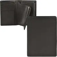 Sonnenleder Geldbörse Leder mit herausnehmbarem Ausweisetui Herren Damen Portemonnaie Geldbeutel RHEIN schwarz 822-280-02