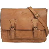 Samantha Look Umhängetasche Satchel Damen, Herren braun