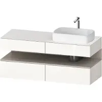 Duravit Waschtischunterschrank Qatego 140x55x60cm, T m/we g, Pl, B r, Nischenb