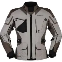 Modeka Panamericana 2 Motorrad Textiljacke, grau/braun, M
