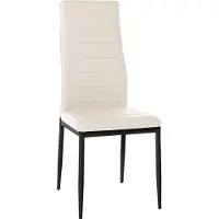 CLP Esszimmerstuhl Mayfair creme Material Kunstleder