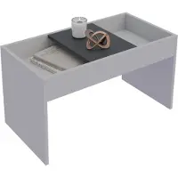 VCM Holz Beistelltisch | Couchtisch schlicht | Maße ca. H. 39 x B. 71 x T. 36 cm | Wohnzimmertisch | Kaffeetisch - Mantila