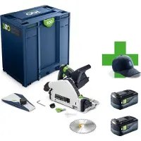 Festool Akku-Tauchsäge TSC 55 KEB-Basic 100Y 578223 + 2x Akkupack 18V 5,0 577660