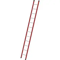 Proregal Sprossen-Anlegeleiter GFK/Alu ohne Traverse 12 Sprossen