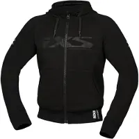 IXS Rapid 1.0 Schwarz Motorrad Zip Hoodie Größe 3XL