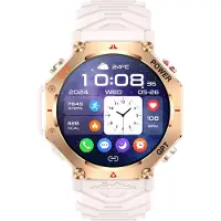 Lixada Intelligente Sportuhr mit GPS Position GPT Unterstützung 30M Regenfeste Smartwatch für Männer Frauen Rosa