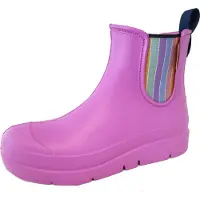 Fischer Damen Stiefelette pflegeleichte Gummistiefel in coolen Farben 201034, Größe:42 EU, Farbe:Pink