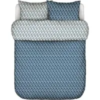 Marc O'Polo Marc O' Polo Satin-Bettwäsche-Garnitur Monogram Farbe Space blue Größe 135x200+80x80