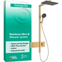 Hansgrohe Showerpipe Raindance Alive Q 210/340 2jet mit Thermostat BBR, 1 Stk.