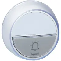 Legrand Klingeltaster Komfort Set Farbe: Ultraweiß 094278