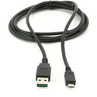 Gembird CC-MUSB2D-1M, 1 m, USB A, Micro-USB A, USB 2.0, Männlich/Männlich, Schwarz