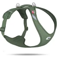 Curli Belka Harness Air-Mesh, Hund, Zugfreier Gurt, XL, Grün, Netz, Einfarbig
