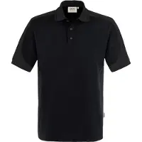 Hakro Poloshirt Contrast #839 Gr. 4XL schwarz