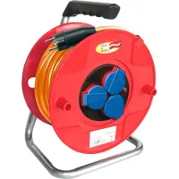 Brennenstuhl Kabeltrommel BAT 260, IP44, Industrie/Baustellen, Rolle mit 33m