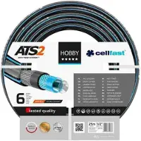 Cellfast Schlauch 3/4 Zoll 50m mit Anti-Twist-System, Lebensmittelgeeignet, 32 bar Berstdruck
