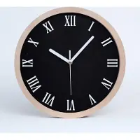 Tulup Holzuhr 25fi cm wanduhr - weiße Spitzen - Tafel