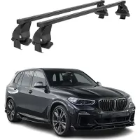 Menabo Dachträger Grundtäger für BMW X5 G05 2019-2025 75kg Schwarz Stahl 2x