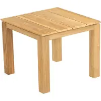 SonnenPartner Gartentisch Base 90x90 cm Teakholz natur Tischsystem