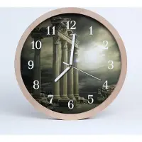 Tulup Holzuhr 30fi cm wanduhr - Akropolis Architektur